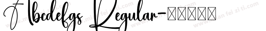 Abcdefgs Regular字体转换